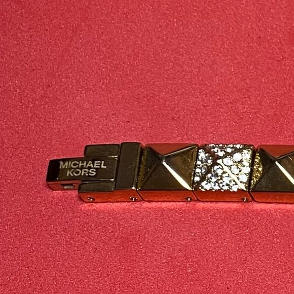 Michael Kors Gold Tone Link Bracelet - Picture 14 of 16